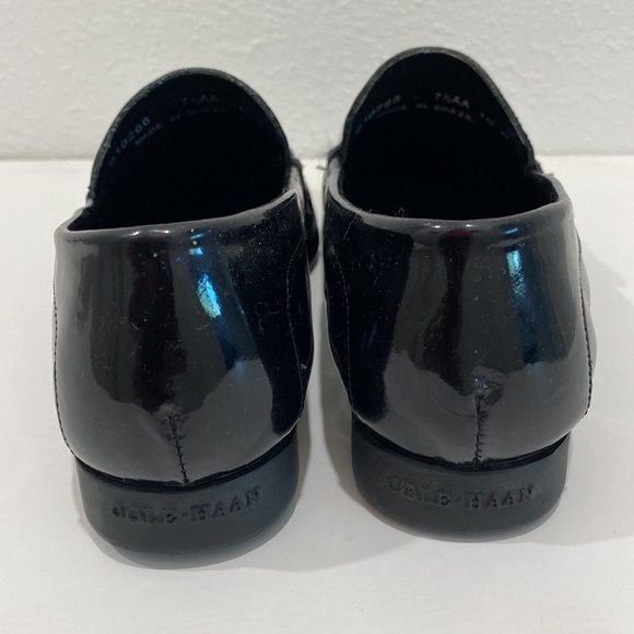 Cole Haan Patent Leather Black Loafer | Size 7.5 made in Brazil - Picture 4 of 11
